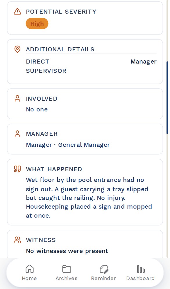 LawVox app screen